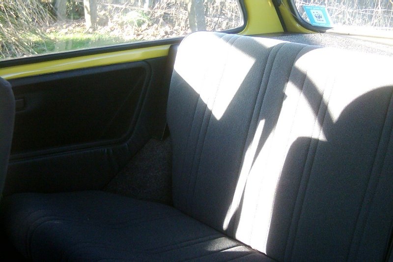 1981 Austin MiniMetro HLE Interior Rear View