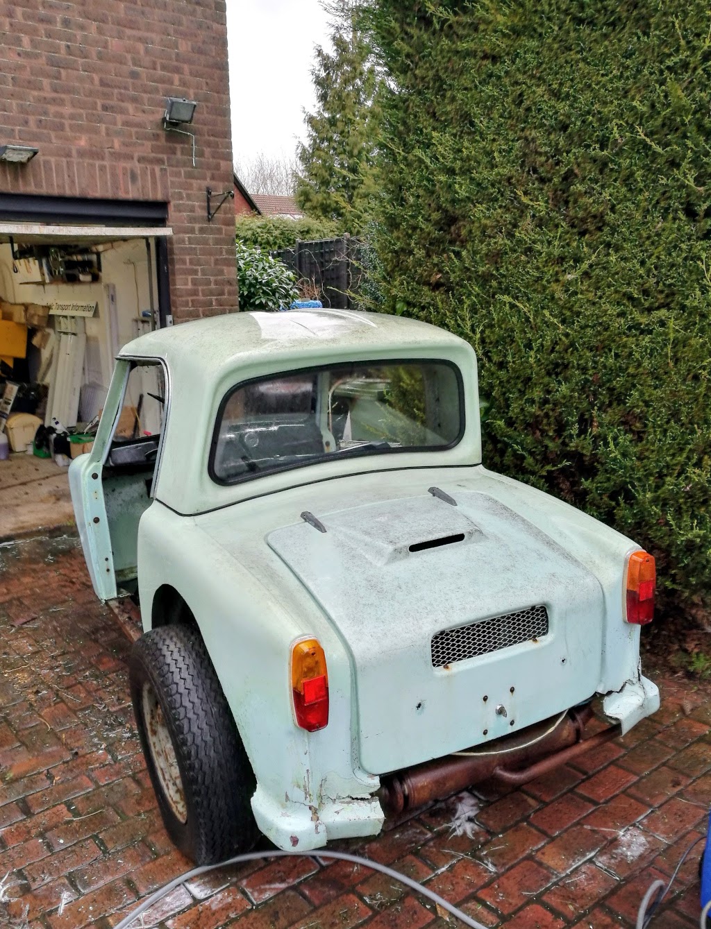 AC Model 70 KPL139P Before restoration from the rear