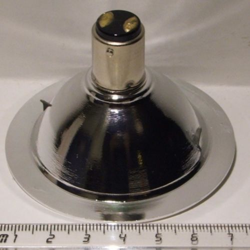 Osram Halospot 70 50W 12V 24 Degree Spot Lamp - Showing size of lamp
