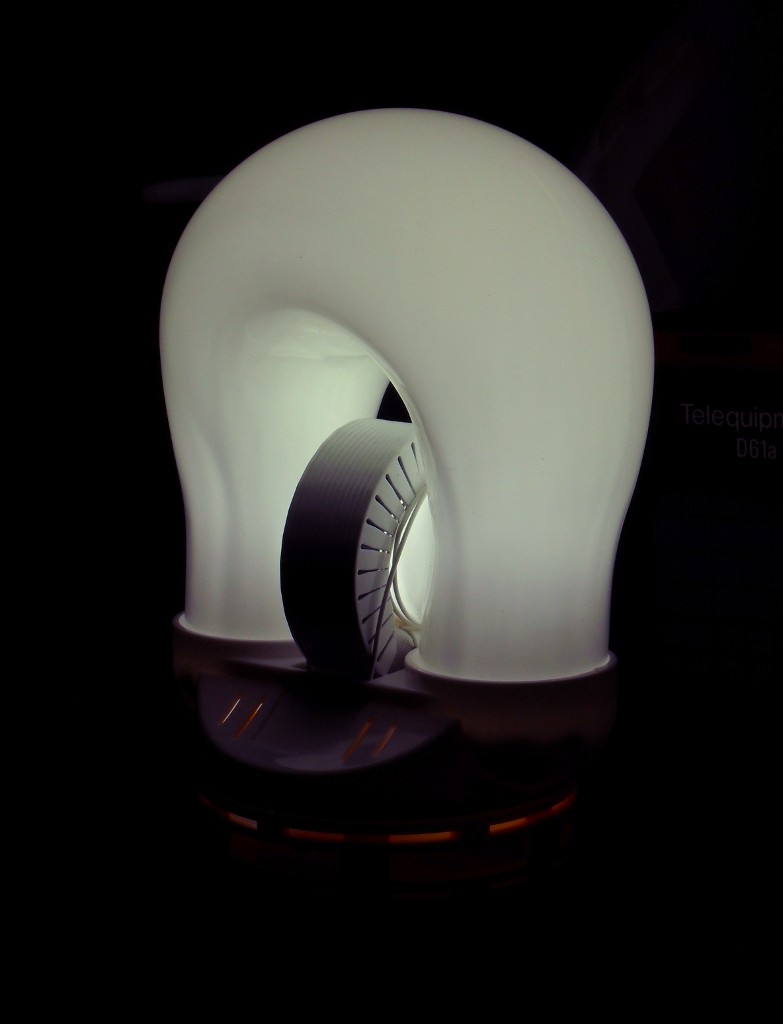 Jacksta 40W 500K Induction Lamp - shown while alight