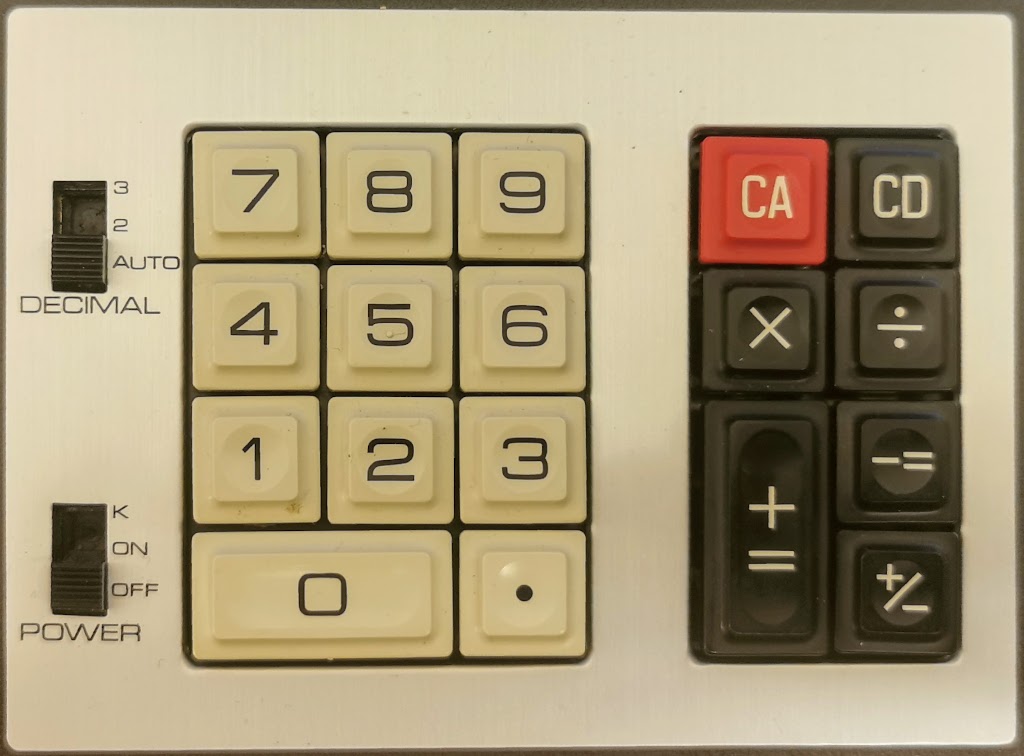 Kovac K-80D keypad detail