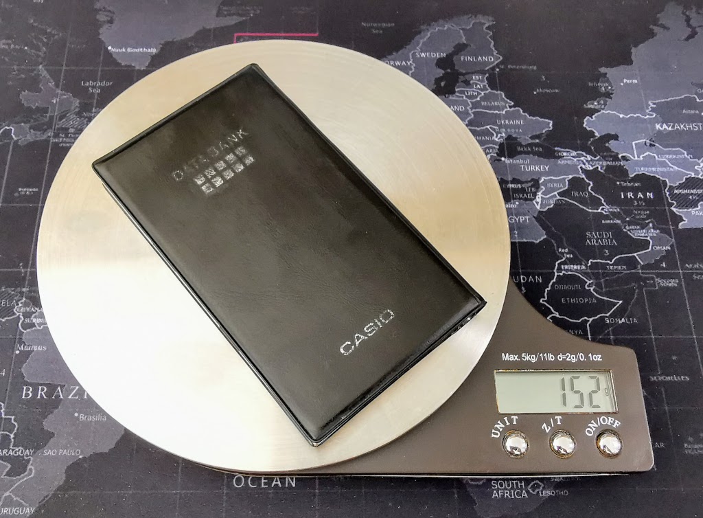 Weight Measurement of a Casio PF-3000